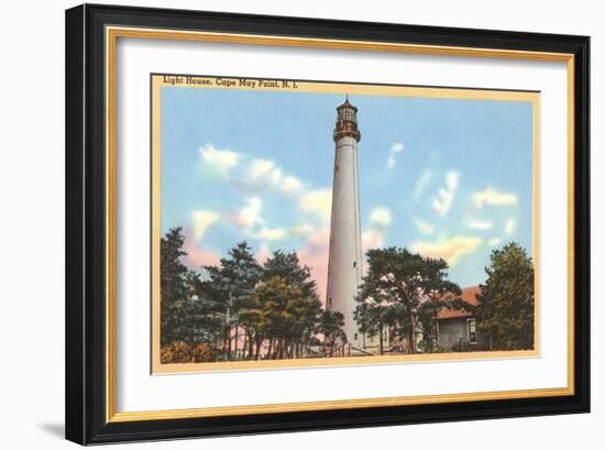 Lighthouse, Cape May, New Jersey-null-Framed Premium Giclee Print