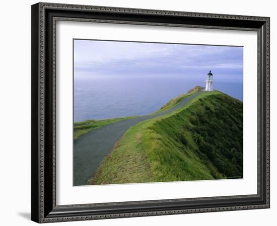 Lighthouse, Cape Reinga, Northland, North Island, New Zealand, Pacific-Jeremy Bright-Framed Photographic Print