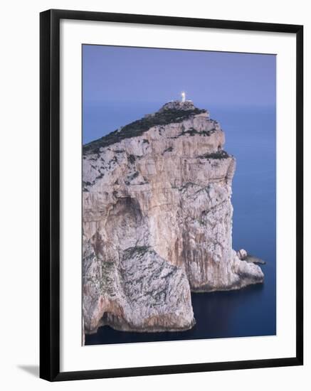 Lighthouse, Capo Caccia, Sardinia, Italy-Doug Pearson-Framed Photographic Print