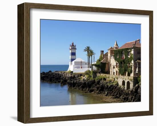 Lighthouse, Cascais, Portugal, Europe-Jeremy Lightfoot-Framed Photographic Print