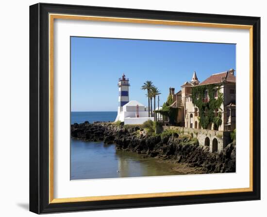 Lighthouse, Cascais, Portugal, Europe-Jeremy Lightfoot-Framed Photographic Print