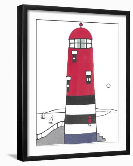 Lighthouse - Delmare-Sandra Jacobs-Framed Giclee Print