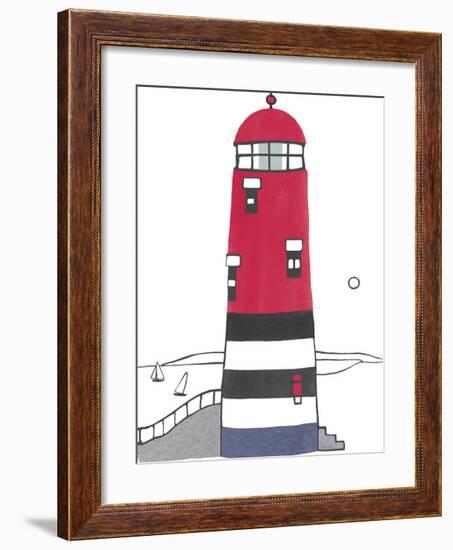 Lighthouse - Delmare-Sandra Jacobs-Framed Giclee Print