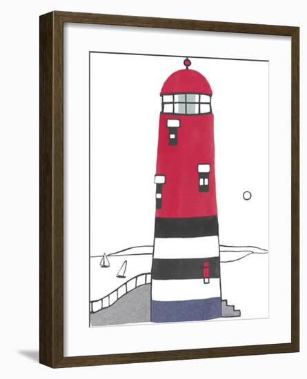 Lighthouse - Delmare-Sandra Jacobs-Framed Giclee Print