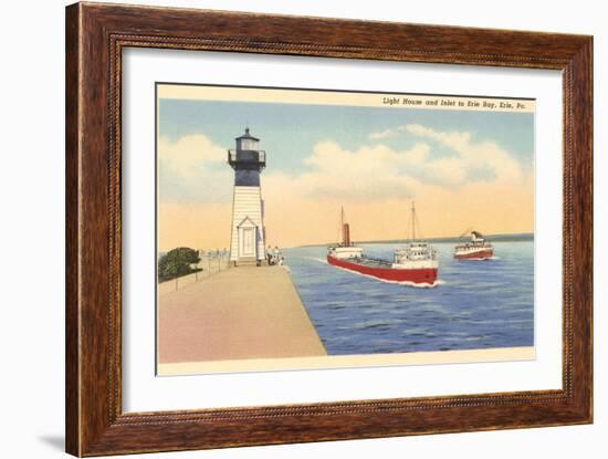 Lighthouse, Erie, Pennsylvania-null-Framed Art Print