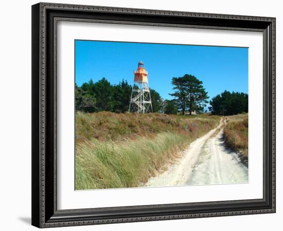 Lighthouse, Farewell Spit, New Zealand-William Sutton-Framed Photographic Print
