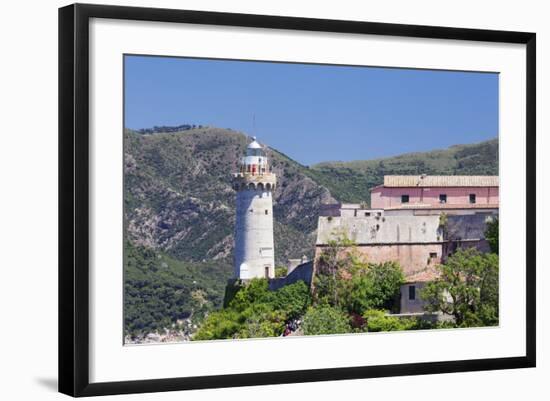 Lighthouse, Forte Stella, Portoferraio, Island of Elba, Livorno Province, Tuscany, Italy-Markus Lange-Framed Photographic Print