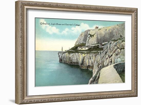 Lighthouse, Gibraltar-null-Framed Art Print