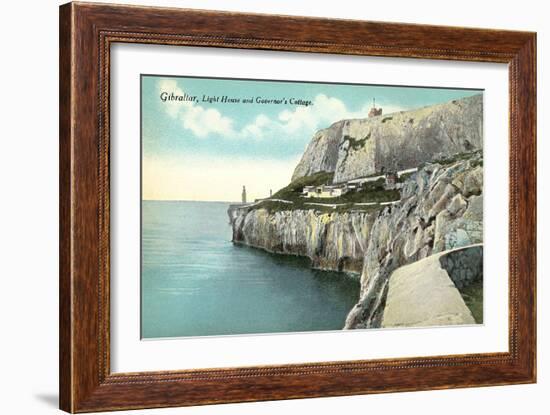 Lighthouse, Gibraltar-null-Framed Art Print