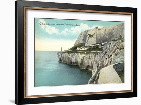 Lighthouse, Gibraltar-null-Framed Art Print