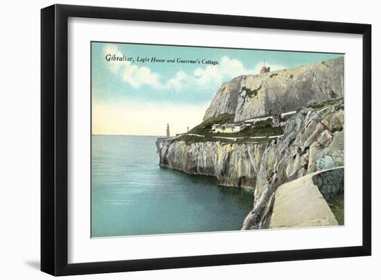 Lighthouse, Gibraltar-null-Framed Art Print