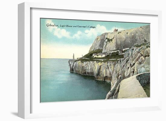 Lighthouse, Gibraltar-null-Framed Art Print