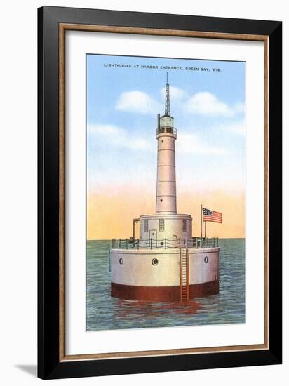 Lighthouse, Green Bay, Wisconsin-null-Framed Art Print