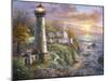 Lighthouse Haven-Nicky Boehme-Mounted Giclee Print