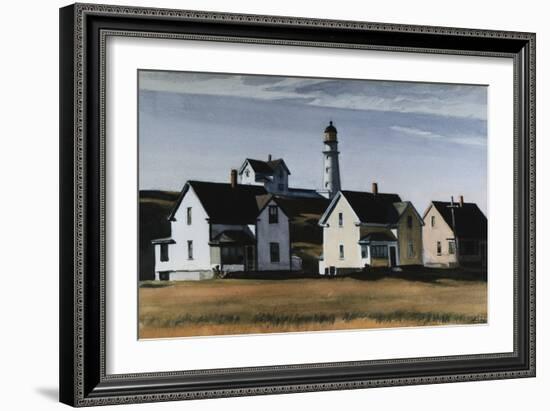 Lighthouse Hill, Cape Elizabeth, Maine-Edward Hopper-Framed Giclee Print