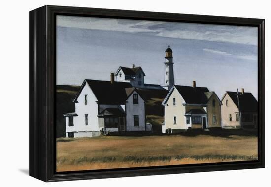 Lighthouse Hill, Cape Elizabeth, Maine-Edward Hopper-Framed Premier Image Canvas