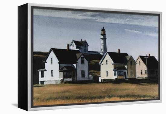 Lighthouse Hill, Cape Elizabeth, Maine-Edward Hopper-Framed Premier Image Canvas