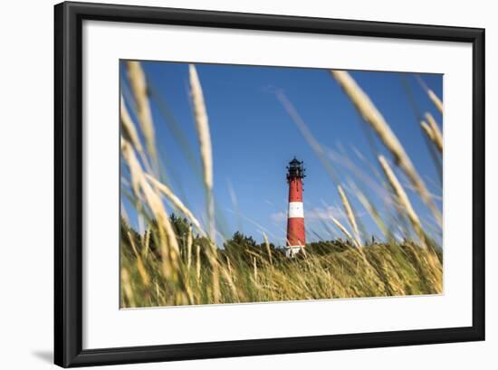 Lighthouse, Hörnum, Sylt Island, Northern Frisia, Schleswig-Holstein, Germany-Sabine Lubenow-Framed Photographic Print