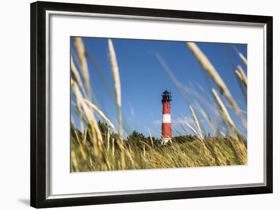 Lighthouse, Hörnum, Sylt Island, Northern Frisia, Schleswig-Holstein, Germany-Sabine Lubenow-Framed Photographic Print