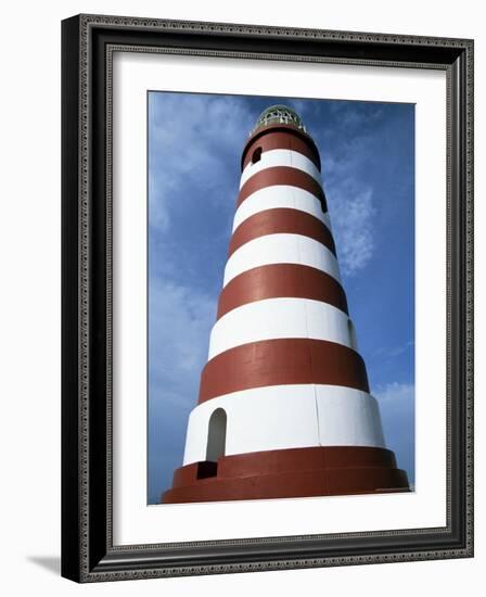 Lighthouse, Hopetown, Abaco, Bahamas, West Indies, Central America-Ethel Davies-Framed Photographic Print