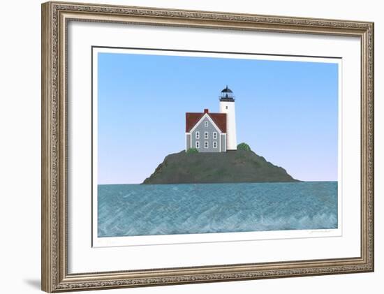 Lighthouse II-Theodore Jeremenko-Framed Serigraph