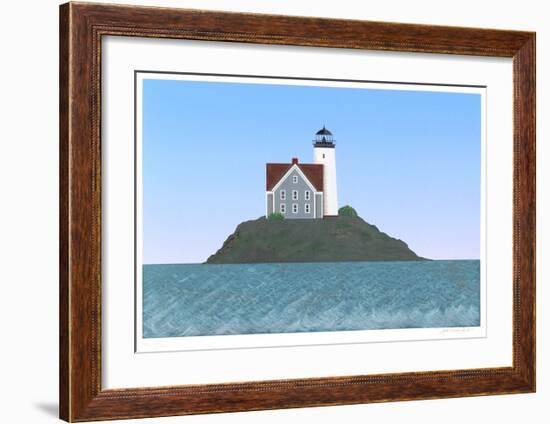 Lighthouse II-Theodore Jeremenko-Framed Serigraph