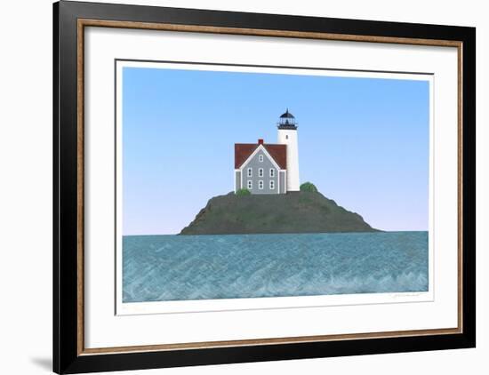 Lighthouse II-Theodore Jeremenko-Framed Serigraph