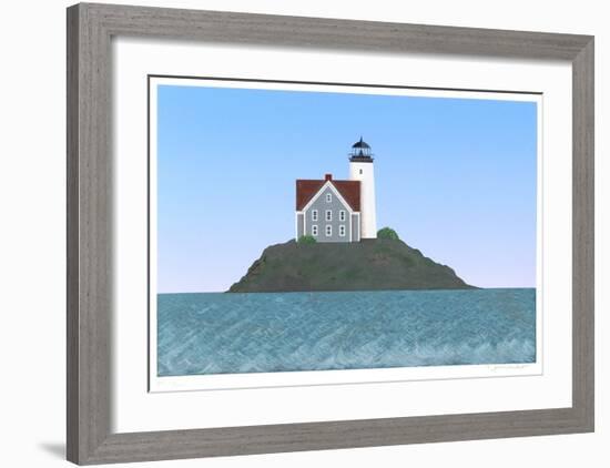 Lighthouse II-Theodore Jeremenko-Framed Serigraph