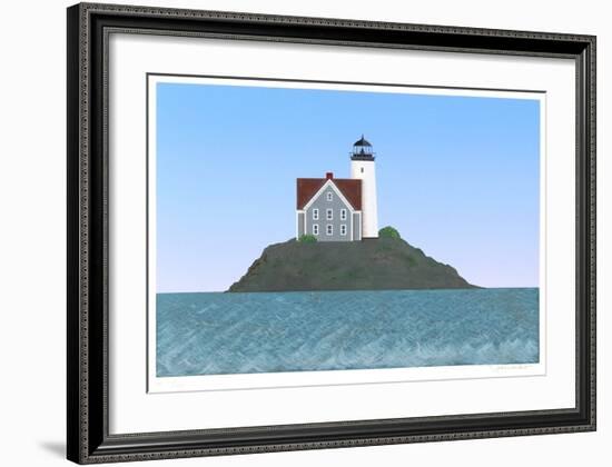 Lighthouse II-Theodore Jeremenko-Framed Serigraph
