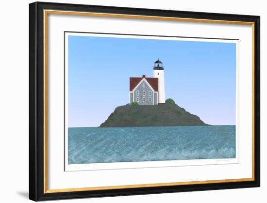 Lighthouse II-Theodore Jeremenko-Framed Serigraph