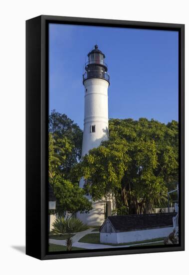 Lighthouse in Key West Florida, USA-Chuck Haney-Framed Premier Image Canvas