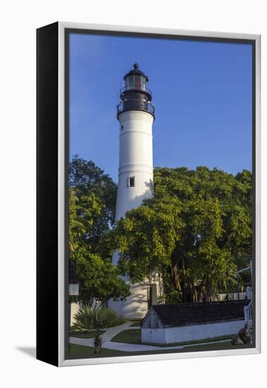 Lighthouse in Key West Florida, USA-Chuck Haney-Framed Premier Image Canvas