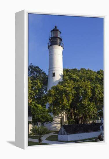 Lighthouse in Key West Florida, USA-Chuck Haney-Framed Premier Image Canvas