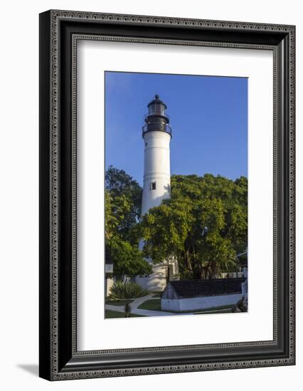 Lighthouse in Key West Florida, USA-Chuck Haney-Framed Photographic Print