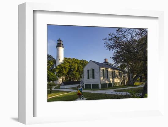 Lighthouse in Key West Florida, USA-Chuck Haney-Framed Photographic Print