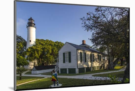 Lighthouse in Key West Florida, USA-Chuck Haney-Mounted Photographic Print