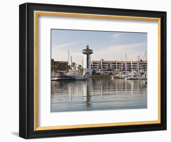 Lighthouse in Marina Vallarta, Puerto Vallarta, Mexico-Michael DeFreitas-Framed Photographic Print