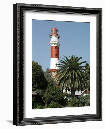 Lighthouse in Swakopmund Was Constructed in 1902, But its Height Was Almost Doubled in 1910-Nigel Pavitt-Framed Photographic Print