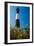 Lighthouse in the Marsh, Fire Island, New York-George Oze-Framed Photographic Print