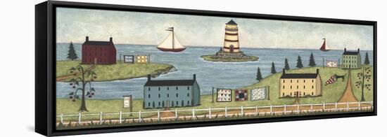 Lighthouse Island-Robin Betterley-Framed Premier Image Canvas