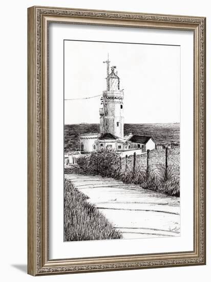 Lighthouse, Isle of Wight, 2010-Vincent Alexander Booth-Framed Giclee Print