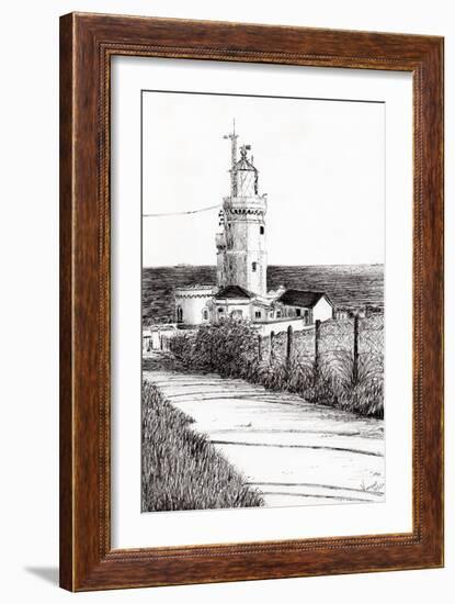 Lighthouse, Isle of Wight, 2010-Vincent Alexander Booth-Framed Giclee Print