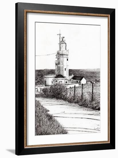 Lighthouse, Isle of Wight, 2010-Vincent Alexander Booth-Framed Giclee Print