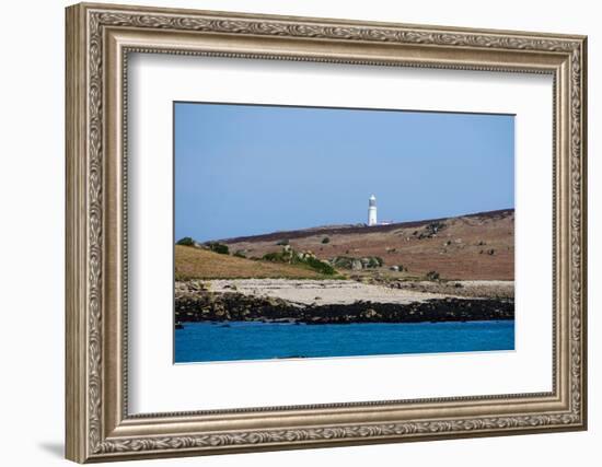 Lighthouse, Isles of Scilly, England, United Kingdom, Europe-Robert Harding-Framed Photographic Print