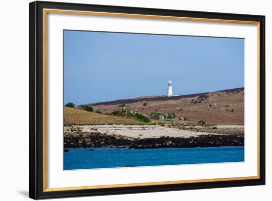 Lighthouse, Isles of Scilly, England, United Kingdom, Europe-Robert Harding-Framed Photographic Print