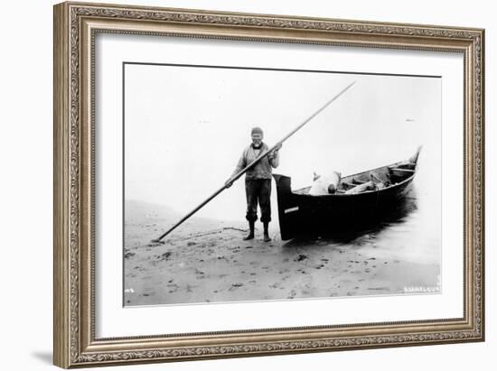 "Lighthouse Joe," Undated-Asahel Curtis-Framed Giclee Print