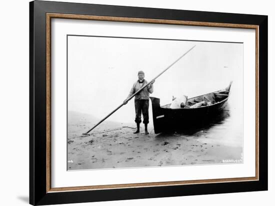 "Lighthouse Joe," Undated-Asahel Curtis-Framed Giclee Print