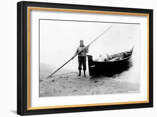 "Lighthouse Joe," Undated-Asahel Curtis-Framed Giclee Print