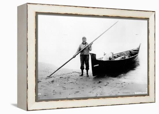 "Lighthouse Joe," Undated-Asahel Curtis-Framed Premier Image Canvas