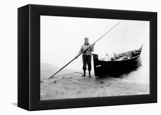 "Lighthouse Joe," Undated-Asahel Curtis-Framed Premier Image Canvas